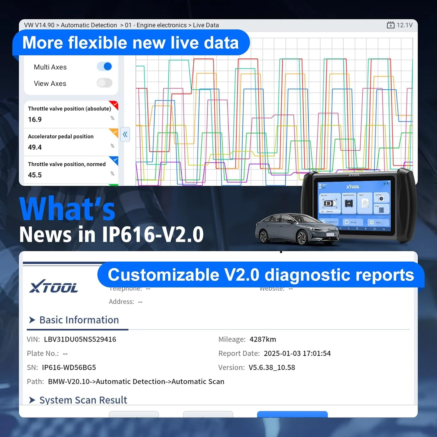 XTOOL Inplus IP616 - Image 5