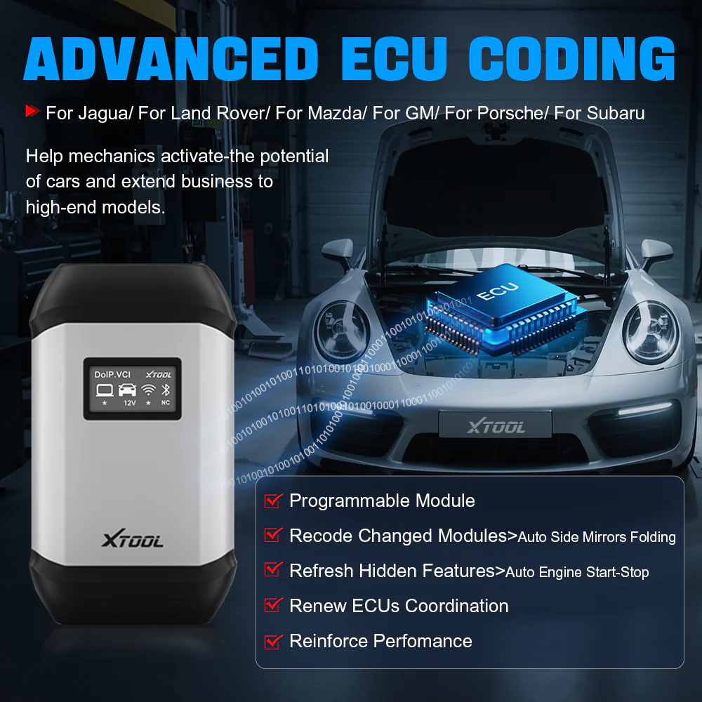 XTOOL XVCI MAX J2534 ECU Programming Car Diagnostic Tool - Image 3